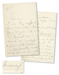 Marcel Proust Autograph Letter Signed, Circa 1911, Giving Generous Praise to a Fellow Writer -- ...how lovely this is!  It constantly makes you laugh, sometimes cry...